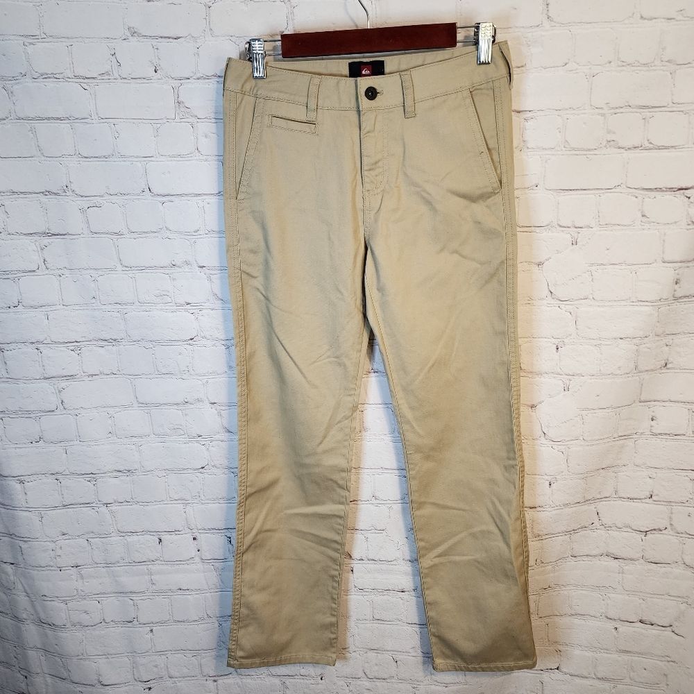 Men's Quicksilver khaki pants, size 27